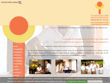 Tablet Screenshot of physiosigl.at